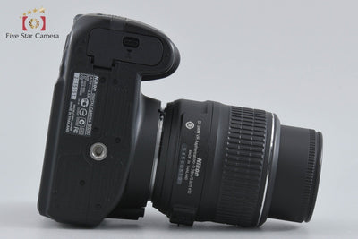 【中古】Nikon ニコン D3200 18-55 VR レンズキット ブラック シャッター回数僅少