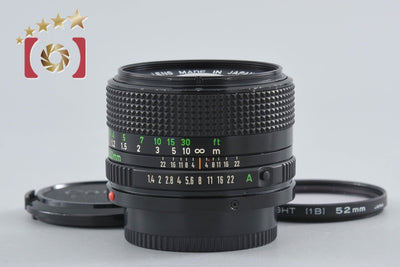 【中古】Canon キヤノン New FD 50mm f/1.4