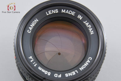 【中古】Canon キヤノン New FD 50mm f/1.4