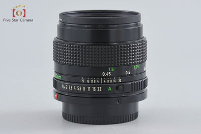 【中古】Canon キヤノン New FD 50mm f/1.4