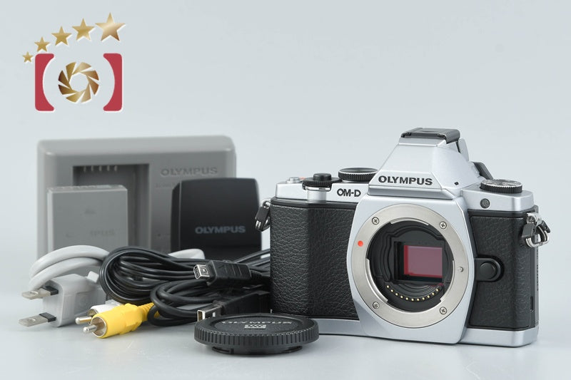 【Used】OLYMPUS OM-D E-M5 Silver Mirrorless Single-Lens Camera, Low Shutter Count