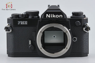 [Used] Nikon New FM2 Late Model Black Film SLR Camera