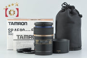 【中古】TAMRON タムロン 272E SP AF 90mm f/2.8 Di MACRO キヤノン用 元箱付き