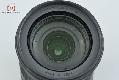 [Used] SIGMA 17-70mm f/2.8-4 DC MACRO OS HSM Contemporary for Canon
