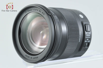 [Used] SIGMA 17-70mm f/2.8-4 DC MACRO OS HSM Contemporary for Canon
