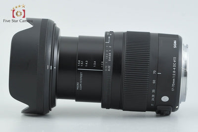 [Used] SIGMA 17-70mm f/2.8-4 DC MACRO OS HSM Contemporary for Canon