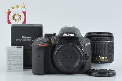 [Used] Nikon D3400 18-55 VR Lens Kit Black - Low Shutter Count