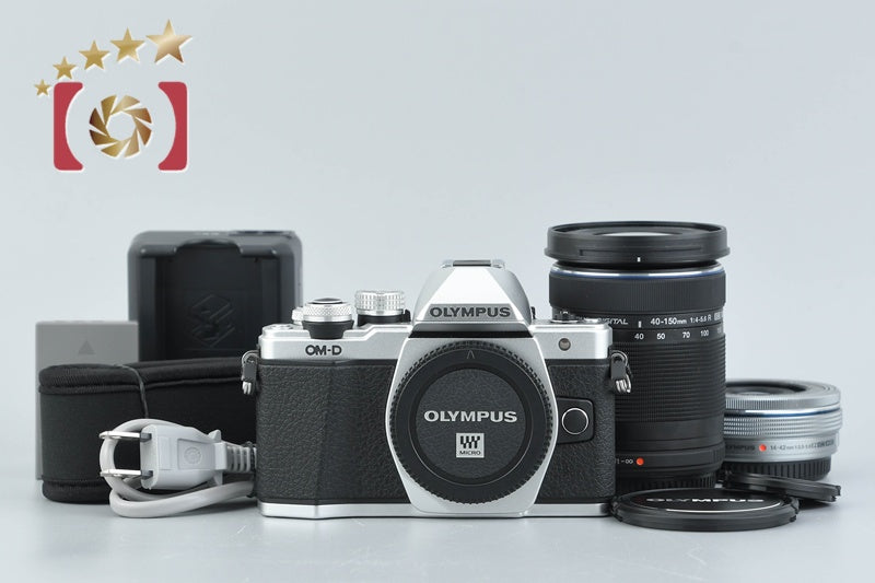 [Used] OLYMPUS OM-D E-M10 Mark II EZ Double Zoom Kit Silver - Low Shutter Count