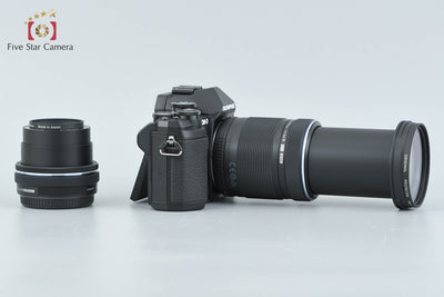 【Used】OLYMPUS OM-D E-M10 Mark III EZ Double Zoom Kit Black - Low Shutter Count, With Original Box