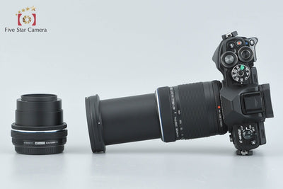 【Used】OLYMPUS OM-D E-M10 Mark III EZ Double Zoom Kit Black - Low Shutter Count, With Original Box