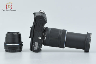 【Used】OLYMPUS OM-D E-M10 Mark III EZ Double Zoom Kit Black - Low Shutter Count, With Original Box