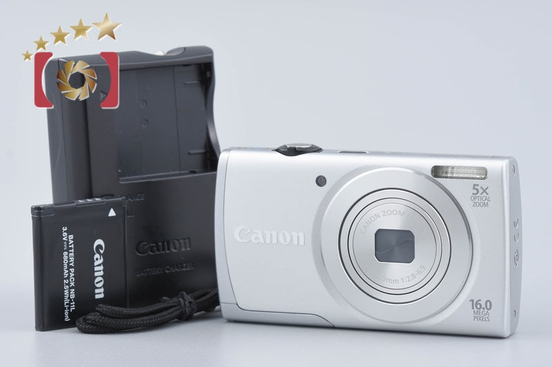 [Used] Canon PowerShot A2600 Silver Compact Digital Camera