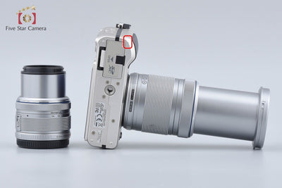 Used OLYMPUS PEN Lite E-PL2 Double Zoom Kit Champagne Gold - Low Shutter Count
