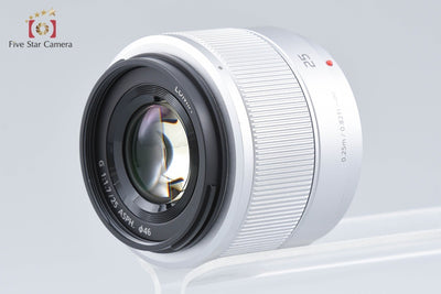 【中古】Panasonic パナソニック LUMIX G 25mm f/1.7 ASPH. H-H025 シルバー