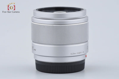 【中古】Panasonic パナソニック LUMIX G 25mm f/1.7 ASPH. H-H025 シルバー