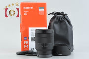 [Used] SONY Carl Zeiss Vario-Tessar FE 24-70mm f/4 ZA OSS T* SEL2470Z with original box