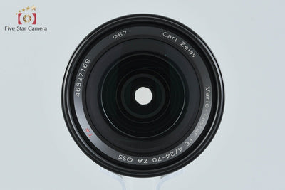 [Used] SONY Carl Zeiss Vario-Tessar FE 24-70mm f/4 ZA OSS T* SEL2470Z with original box