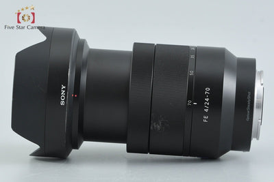 [Used] SONY Carl Zeiss Vario-Tessar FE 24-70mm f/4 ZA OSS T* SEL2470Z with original box