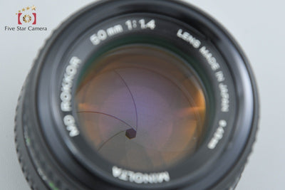 [Used] MINOLTA MD ROKKOR 50mm f/1.4