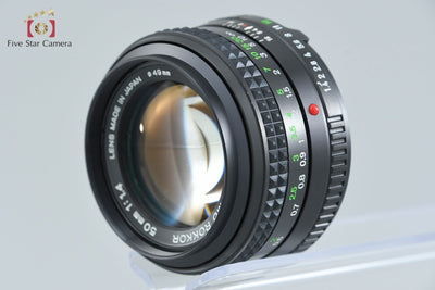 [Used] MINOLTA MD ROKKOR 50mm f/1.4