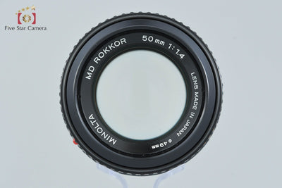 [Used] MINOLTA MD ROKKOR 50mm f/1.4