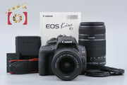 【中古】Canon キヤノン EOS Kiss X7 ダブルズームキット ブラック シャッター回数僅少