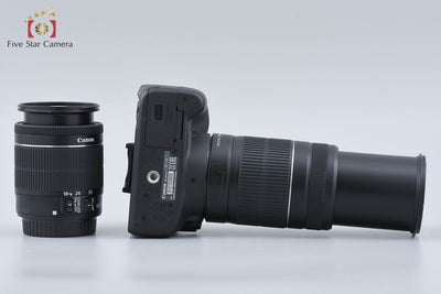 【中古】Canon キヤノン EOS Kiss X7 ダブルズームキット ブラック シャッター回数僅少
