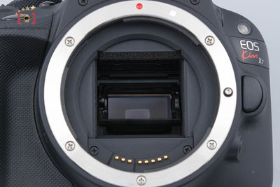 【中古】Canon キヤノン EOS Kiss X7 ダブルズームキット ブラック シャッター回数僅少
