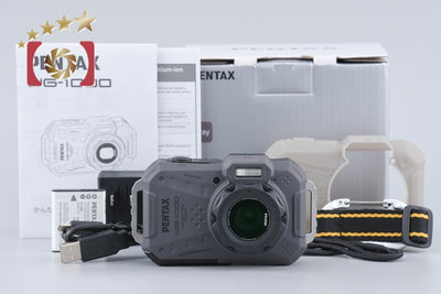 [Used] RICOH PENTAX WG-1000 Gray Waterproof Action Camera with Original Box