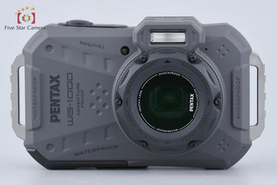 [Used] RICOH PENTAX WG-1000 Gray Waterproof Action Camera with Original Box