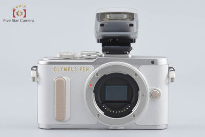 Used] OLYMPUS PEN E-PL8 White Mirrorless Single-Lens Camera - Low Shutter Count, With Original Box