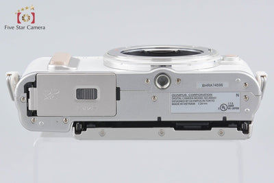 Used] OLYMPUS PEN E-PL8 White Mirrorless Single-Lens Camera - Low Shutter Count, With Original Box