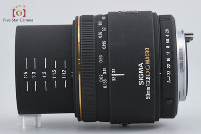 【中古】SIGMA シグマ 50mm f/2.8 EX DG MACRO ペンタックス用