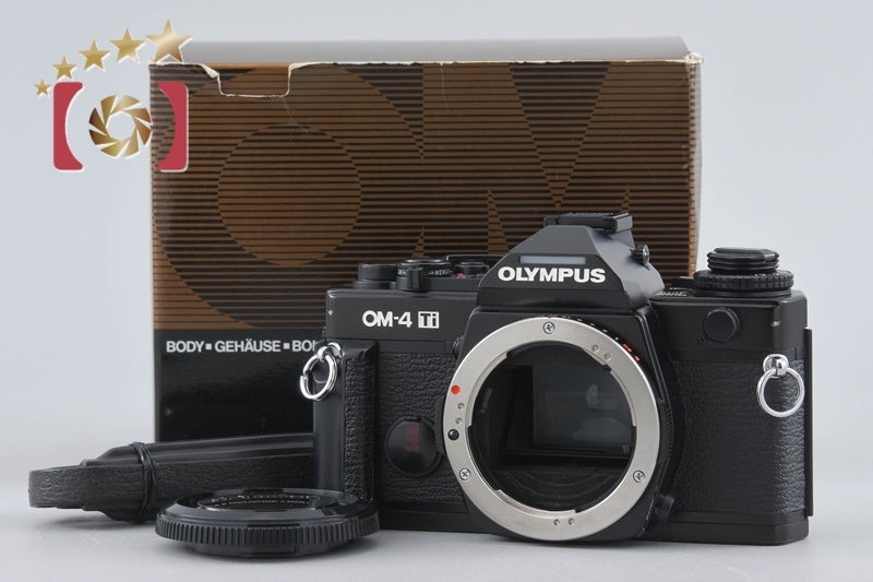 [Used] OLYMPUS Olympus OM-4Ti Black Film SLR Camera with Original Box