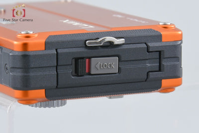 Used Panasonic LUMIX DMC-FT2 Sunrise Orange Compact Digital Camera with Original Box