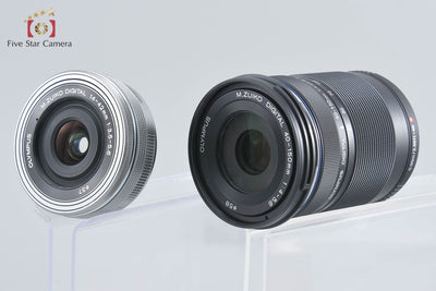 【中古】OLYMPUS オリンパス OM-D E-M10 Mark III EZ ダブルズームキット シルバー シャッター回数僅少 元箱付き