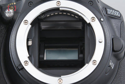 【中古】Nikon ニコン D5500 ブラック 18-55mm VR II レンズキット 元箱付き