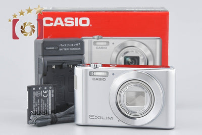 【中古】Casio カシオ EXILIM EX-ZS210 シルバー コンパクトデジタルカメラ 元箱付き