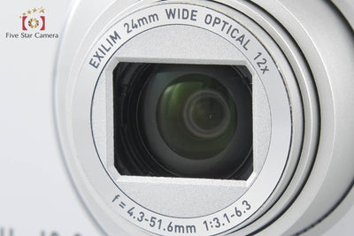 【中古】Casio カシオ EXILIM EX-ZS210 シルバー コンパクトデジタルカメラ 元箱付き