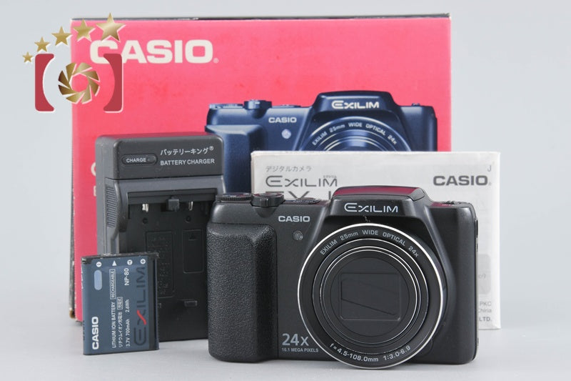 【中古】Casio カシオ EXILIM EX-H50 ブラック コンパクトデジタルカメラ 元箱付き