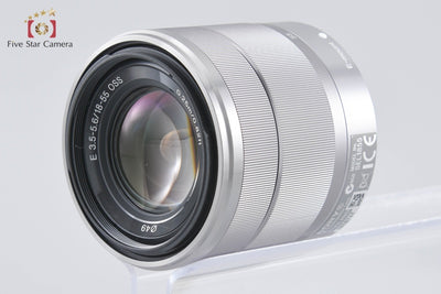 【中古】SONY ソニー α NEX-5 ズームレンズキット シルバー シャッター回数僅少