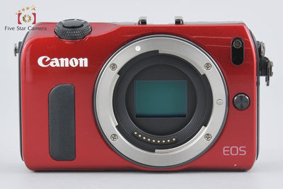 [Used] Canon EOS M EF-M 18-55 IS STM Lens Kit Red