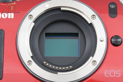 [Used] Canon EOS M EF-M 18-55 IS STM Lens Kit Red