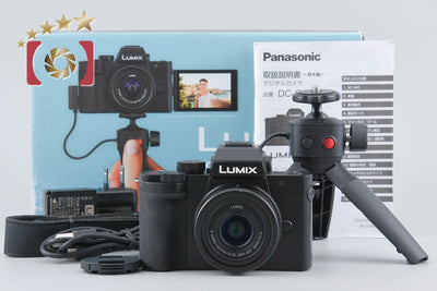 【中古】Panasonic パナソニック LUMIX DC-G100DV レンズキット ブラック シャッター回数僅少 元箱付き