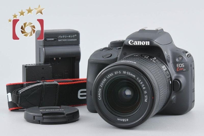 [Used] Canon EOS Kiss X7 EF-S 18-55mm IS STM Lens Kit Black - Low Shutter Count