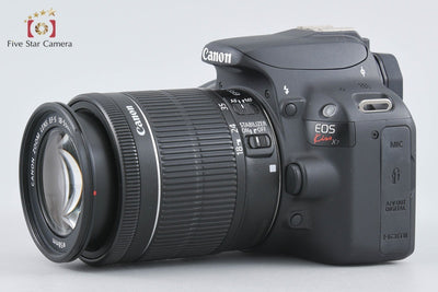 [Used] Canon EOS Kiss X7 EF-S 18-55mm IS STM Lens Kit Black - Low Shutter Count