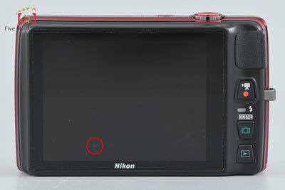 【中古】Nikon ニコン COOLPIX S4300 グロッシーレッド コンパクトデジタルカメラ