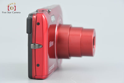 【中古】Nikon ニコン COOLPIX S4300 グロッシーレッド コンパクトデジタルカメラ