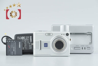 【中古】Casio カシオ EXILIM EX-Z55 シルバー コンパクトデジタルカメラ