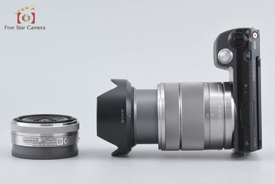 [Used] SONY Sony α NEX-5 Double Lens Kit Black with Original Box